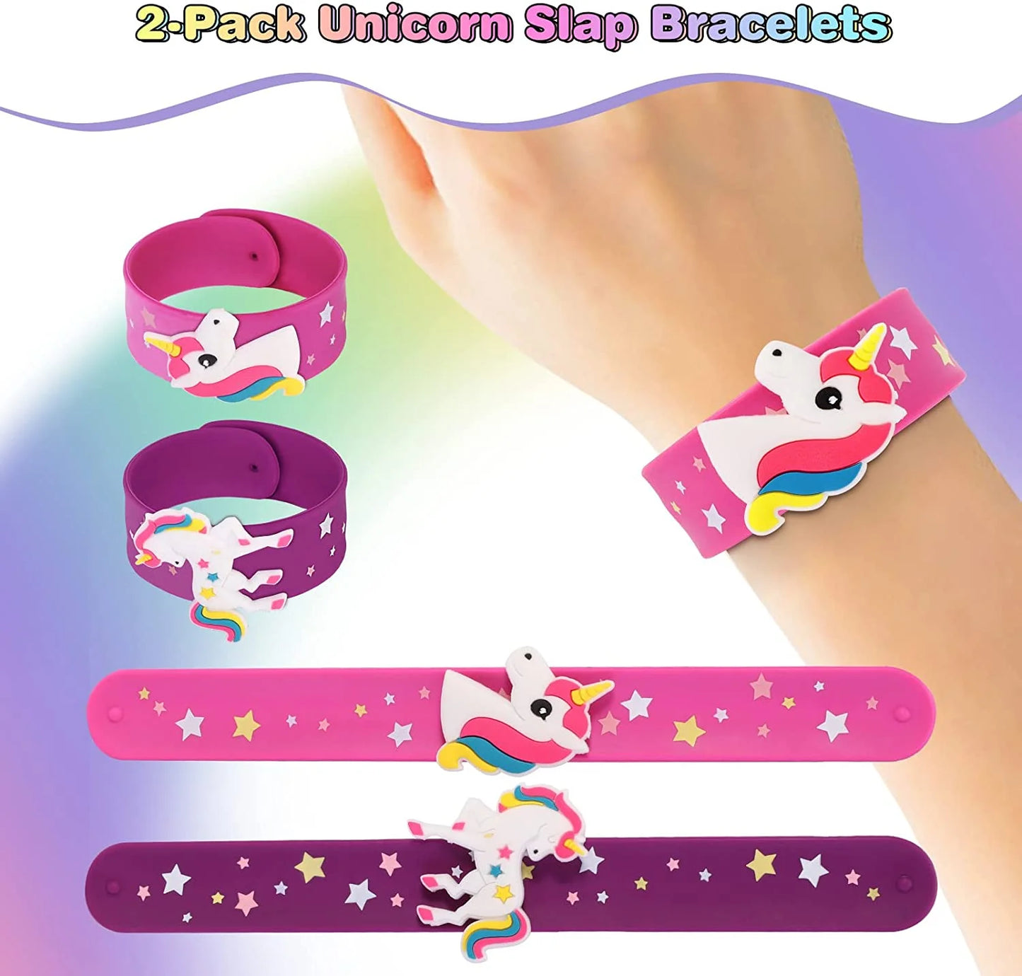 Unicorn Headphones for Girls Kids for School, Kids Bluetooth Headphones with Microphone & 3.5Mm Jack, Teens Toddlers Wireless Headphones with Adjustable Headband for Tablet/Pc