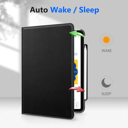 Rotating Case for Ipad Pro 11-Inch (4Th / 3Rd Generation) 2022/2021-360 Degree Swiveling Stand Cover W/Pencil Holder, Auto Sleep/Wake, Also Fit Ipad Pro 11" 2Nd/1St Gen, Black